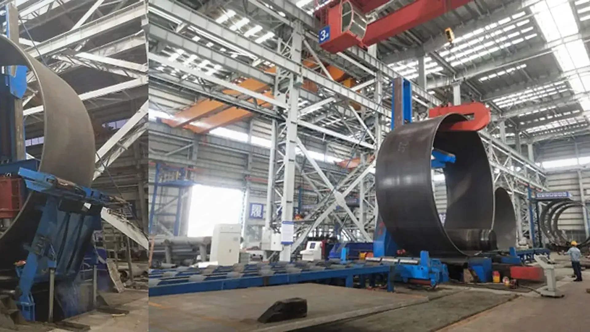 Case About Wind Tower Bending Machine