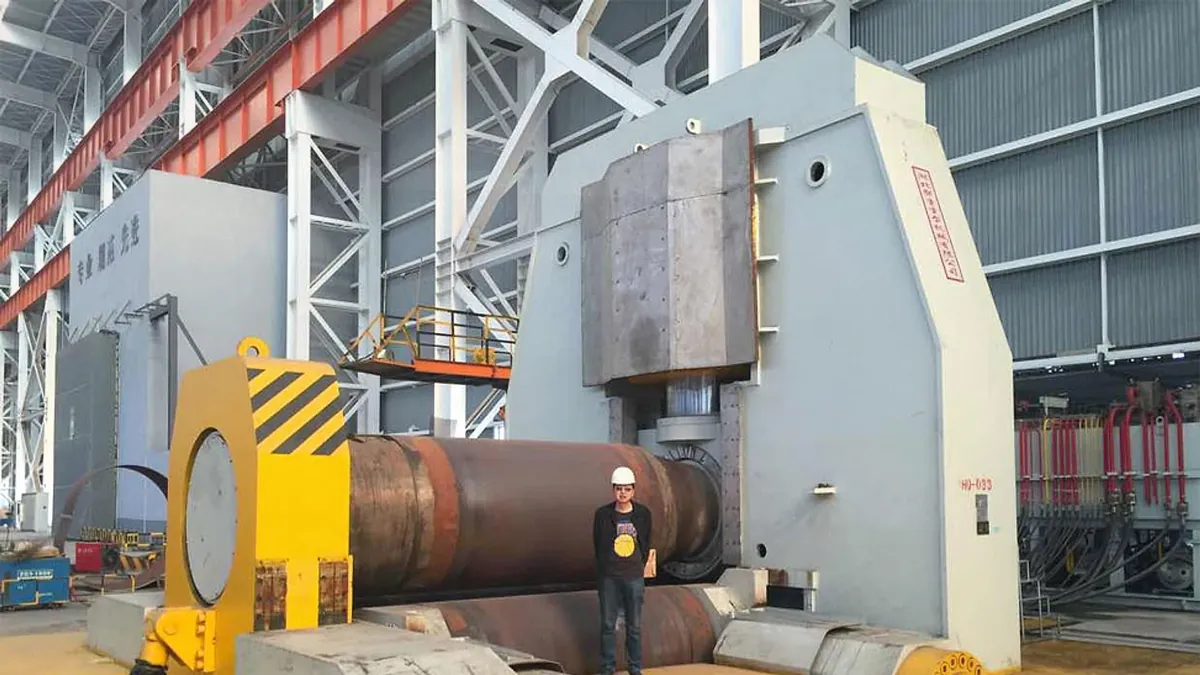 EZW11XY-8000T-3000 Heavy Plate Rolling Machine in Nuclear Power Manufacturing
