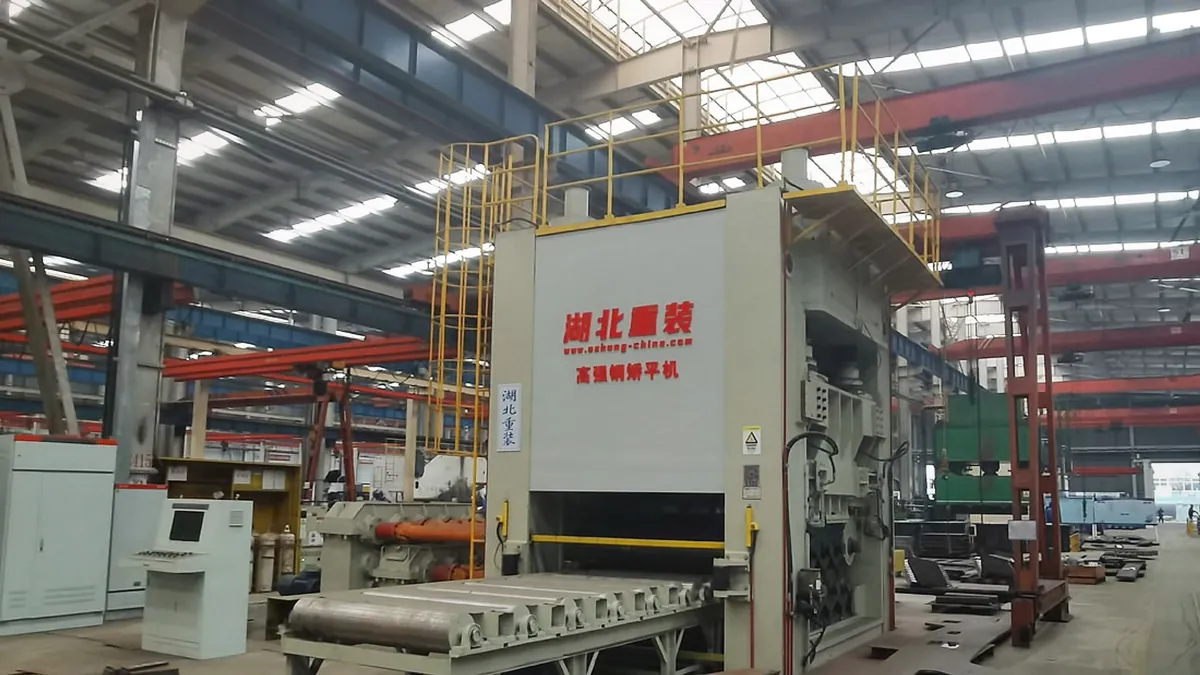 EZHONG heavy-duty leveling machine settled in Shandong Energy Heavy Equipment Company