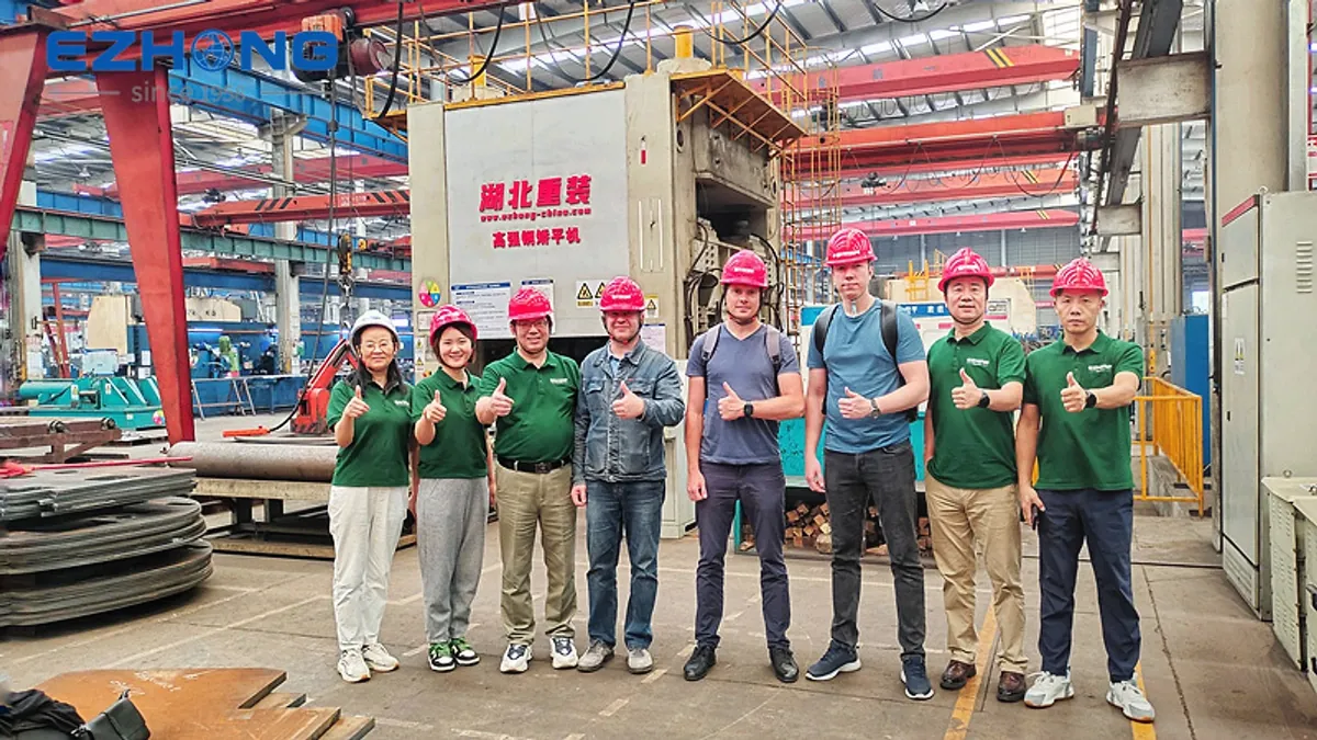One Of Russia's Largest Steel Companies Inspected EZHONG