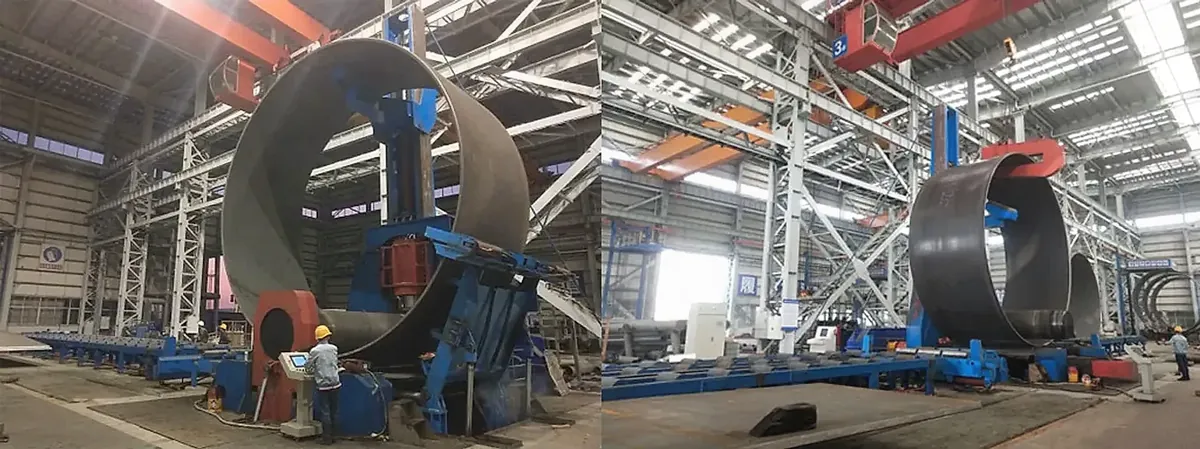 Case About Wind Tower Bending Machine Case About Wind Tower Bending Machine