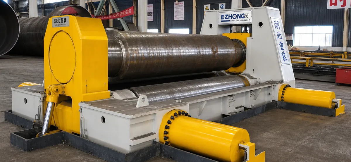 EZW11S_1203200_plate_coil_machine.png EZHONG EZW11S-1203200 Plate Coil Machine In Wind Towers - EZHONG Heavy Equipment