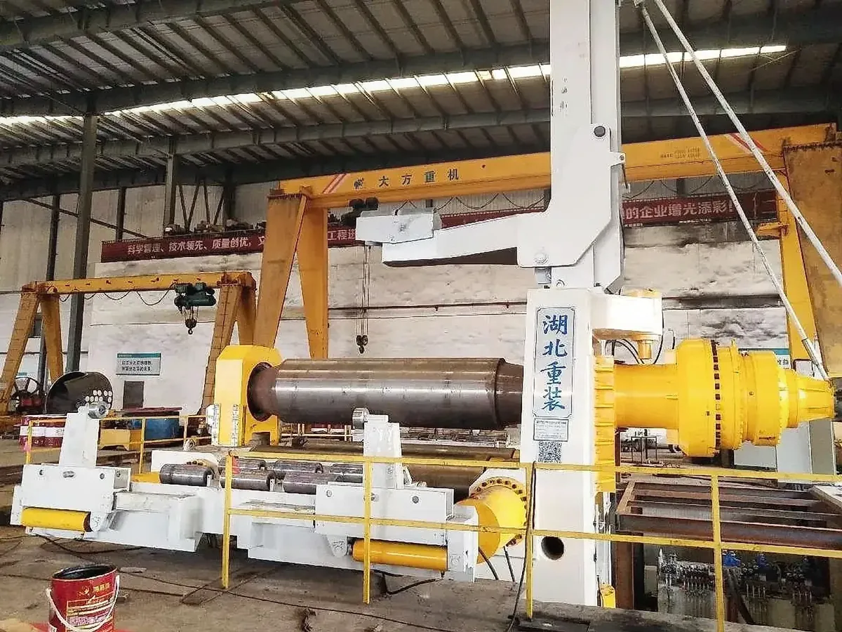 EZHONG Specialized Plate Rolling Machine For Wind Power Tower