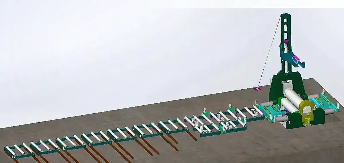 EZHONG Specialized Plate Rolling Machine For Wind Power Tower