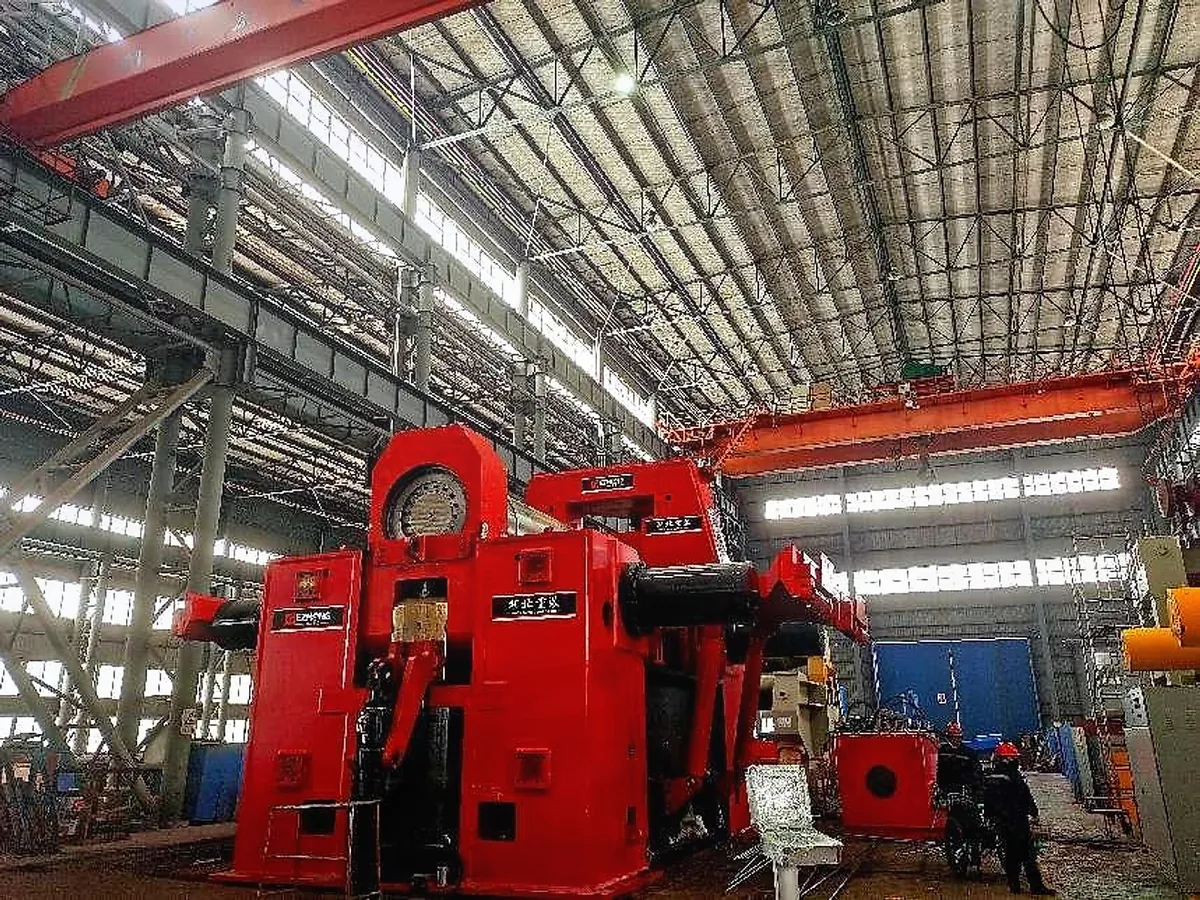 EZW11SY-200/4500 Heavy Plate Rolling Machine in Wind Towers - EZHONG Heavy Equipment